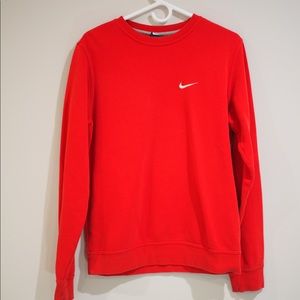 Red Nike Crewneck